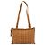 Borsa Tote MCM Vicetos PVC Pelle Marrone Tono Oro Auth 195383 - vista 2