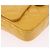 Borsa a tracolla CHANEL COCO Mark Chain in pelle verniciata Giallo Gold CC Auth 196819SAM D'oro - vista 15