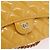 Borsa a tracolla CHANEL COCO Mark Chain in pelle verniciata Giallo Gold CC Auth 196819SAM D'oro - vista 19