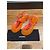 Sandali Jelly Chanel con decorazioni floreali Arancione - vista 10
