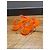 Sandali Jelly Chanel con decorazioni floreali Arancione - vista 11