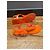Sandali Jelly Chanel con decorazioni floreali Arancione - vista 12
