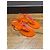 Sandali Jelly Chanel con decorazioni floreali Arancione - vista 2
