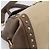 Borsa Salvatore Ferragamo Gancini Canvas 2way Beige Gold Auth 196765 D'oro - vista 17