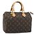 LOUIS VUITTON Monogram Speedy 25 Hand Bag M41528 LV Auth 195221SAV Monogramma