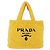 PRADA Tote Bag Pile Yellow Silver Auth ka5626V Silber Gelb - Ansicht 13
