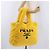 PRADA Tote Bag Pile Yellow Silver Auth ka5626V Silber Gelb - Ansicht 22