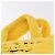 PRADA Tote Bag Pile Yellow Silver Auth ka5626V Silber Gelb - Ansicht 8