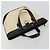 Borsa a Mano BURBERRY Paglia Beige Argento Auth 195974A - vista 6