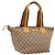 Borsa Tote GUCCI GG Canvas Sherry Line Beige 131230 Auth 197106