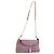 Borsa a tracolla con catena GUCCI Camoscio Viola Oro 001 4113 Auth 195593A D'oro Porpora