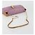 Borsa a tracolla con catena GUCCI Camoscio Viola Oro 001 4113 Auth 195593A D'oro Porpora - vista 7