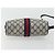 Borsa a tracolla GUCCI GG Supreme Sherry Line PVC Navy Gold Auth 194995 D'oro Blu navy - vista 5