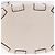 LOEWE Bamboo Bucket Handtasche Leder 2way Ivory Auth 195342A Roh - Ansicht 6