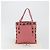 Borsa a mano PRADA Satin Pink Silver Auth bs36714 Argento Rosa - vista 12