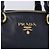 Borsa PRADA in pelle 2way Navy Gold Auth 196781V D'oro Blu navy - vista 19