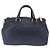 Borsa PRADA in pelle 2way Navy Gold Auth 196781V D'oro Blu navy - vista 2