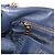 Borsa PRADA in pelle 2way Navy Gold Auth 196781V D'oro Blu navy - vista 24
