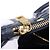 Borsa PRADA in pelle 2way Navy Gold Auth 196781V D'oro Blu navy - vista 26