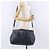 Borsa PRADA in pelle 2way Navy Gold Auth 196781V D'oro Blu navy - vista 28