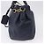Borsa PRADA in pelle 2way Navy Gold Auth 196781V D'oro Blu navy - vista 3