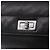 Borsa a tracolla CHANEL Chain Matelasse 2.55 in pelle d'agnello nera con CC argento Auth 195955A Nero - vista 17
