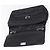 Borsa a tracolla CHANEL Chain Matelasse 2.55 in pelle d'agnello nera con CC argento Auth 195955A Nero - vista 18