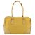 Borsa Tote PRADA Canvas Giallo Argento Auth 195332A - vista 2