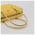 Borsa Tote PRADA Canvas Giallo Argento Auth 195332A - vista 7