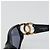 Occhiali da sole CHANEL Plastica Nero Tono Oro CC Auth bs36459 - vue 10