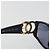 Occhiali da sole CHANEL Plastica Nero Tono Oro CC Auth bs36459 - vue 11