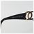 Occhiali da sole CHANEL Plastica Nero Tono Oro CC Auth bs36459 - vue 12