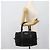 Céline CELINE Borsa Boston in tela Macadam Nero Oro Auth 194355 D'oro - vista 20