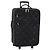 CHANEL Travel Line Carry Case Nylon Black Silver CC Auth bs36561 Nero Argento