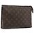 LOUIS VUITTON Monogram Poche Toilette 26 Pouch M47542 LV Auth 194388 Monogramma