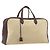 Hermès Borsa Boston HERMES Victoria 50 Canvas Beige Brown Auth BA14733 Marrone