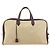 Hermès Borsa Boston HERMES Victoria 50 Canvas Beige Brown Auth BA14733 Marrone - vista 13