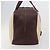 Hermès Borsa Boston HERMES Victoria 50 Canvas Beige Brown Auth BA14733 Marrone - vista 3