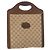 Borsa GUCCI GG Canvas Beige Auth 196557 - vista 13