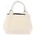 Borsa a mano BALENCIAGA Navy Cabas Canvas Ivory Silver 339933 Auth 195989A Argento Crudo - vista 2