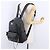MCM Vicetos Logogram Rucksack Leder Schwarz Silber Auth 194907 - Ansicht 27