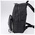 MCM Vicetos Logogram Rucksack Leder Schwarz Silber Auth 194907 - Ansicht 3