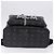 MCM Vicetos Logogram Rucksack Leder Schwarz Silber Auth 194907 - Ansicht 5