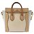 Céline Borsa a mano CELINE Luggage Nano in pelle e camoscio 2way Beige Gold Auth ka5649A D'oro - vista 2