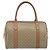 Céline CELINE Macadam Boston Bag PVC Leather Beige Gold Tone Auth 196127 - view 2