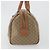 Céline CELINE Macadam Boston Bag PVC Leather Beige Gold Tone Auth 196127 - view 4