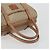 Céline CELINE Macadam Boston Bag PVC Leather Beige Gold Tone Auth 196127 - view 7