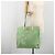 Borsa Tote PRADA Canvas Green Silver Auth 196296A Argento Verde - vista 23