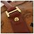 Borsa Boston MCM Logogram Vicetos PVC Leather 2way Brown Gold Auth ki6754 Marrone D'oro - vista 19