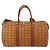 Borsa Boston MCM Logogram Vicetos PVC Leather 2way Brown Gold Auth ki6754 Marrone D'oro - vista 2